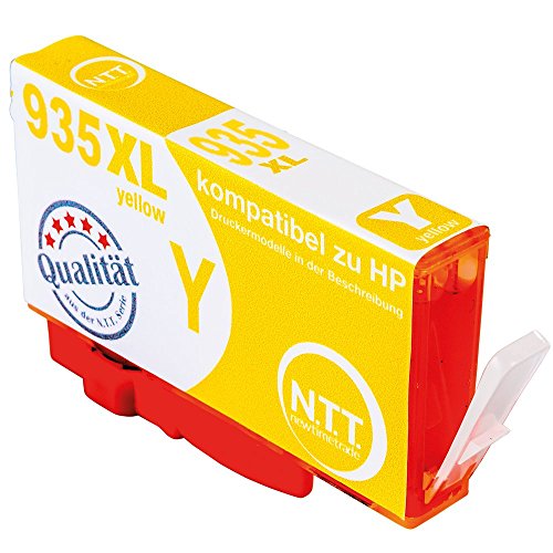 N.T.T.® 5x XL kompatible Tintenpatronen zu HP 934 XL HP 935 XL (2 Schwarz, 1 Cyan, 1 Magenta, 1 Yellow) Multipack HP OfficeJet Pro 6230, 6835, 6830, 6812, 6815, 6836 - 5