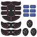 Produktbild EMS Training INKERSCOOP Muskelaufbau Elektrostimulatoren Bauchmuskel-Training Bauchmuskeltrainer Übung Um Gewicht Zu Verlieren Home Fitness Machine für Mann Damen--Extra Give an Extra Set of Gel