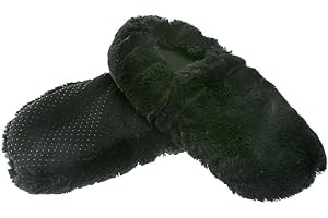 Pelucho - Chaussons Chauffants - Bien-Être, Chaleur et Douceur - Bouillotte Sèche Micro-Ondable - Grains de Blé et Fleurs de Lavande - Fabriqués en France