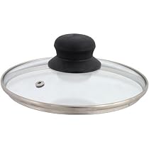 12 O'Clock Glasdeckel Mit Silikonrand, 14 Cm – Moderner Topfdeckel Mit Dampfloch