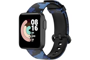 HAPPYTOP Compatible avec Xiaomi Mi Watch Lite Smart Watch, bracelet de rechange en silicone pour Mi Watch Lite