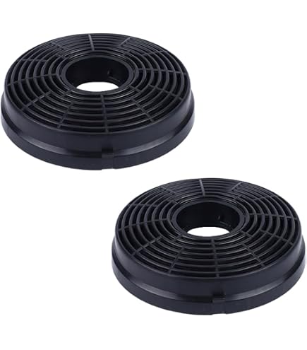 SPARES2GO Aktivkohlefilter Für CDA Dunstabzugshauben – 2 Stück, Ø 190 Mm, Gegen Fett & Gerüche