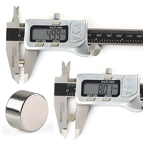100 Stück N50 starke Neodym Magnete 8 x 5 mm runde Scheiben super Power Magnete - 2