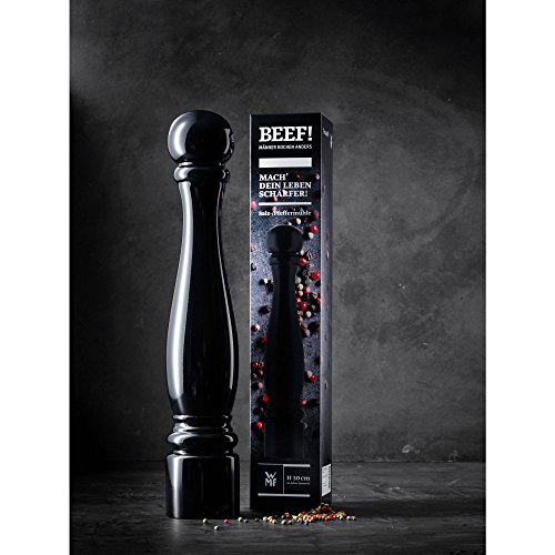 WMF BEEF! Salz-/ Pfeffermühle Birkenholz lackiert Keramikmahlwerk Höhe 50cm - 2