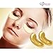 Infinitive Beauty-1 x Pack New Crystal 24K Gold Powder Gel Collagen Eye Mask Masks Sheet Patch, Anti Ageing Aging, Remove Bags, Dark Circles & Puffiness, Skincare, Anti Wrinkle, Moisturising, Moisture, Hydrating, Uplifting, Whitening, Remove Blemishes & Blackheads Product. Firmer, Smoother, Tone, Regeneration Of Skin. Suitable For Home Use Hot or Cold.