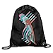 Produktbild Funny&shirt Dab Dance Drawstring Pack Beam Mouth School Travel Backpack Shoulder Bags For Men/Women