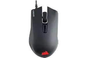 Corsair Harpoon Pro RGB Ratón Ligero con Cable para Juegos FPS/MOBA - Negro | 12.000 PPP, 6 Botones Programables, Compatible con iCUE, PC, Mac, PS5, PS4, Xbox