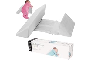 Mineup Lagerungskissen, 45° Nclined Support Design, Verstellbares Anti-Roll-Kissen, 43x10x10 cm, Grau