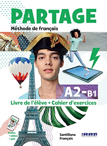PARTAGE A2/B1 LIVRE+CAHIER