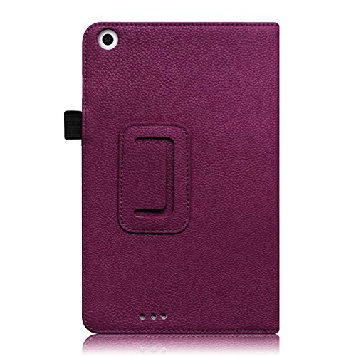 Fintie Odys Junior Tab 8 Pro Hülle Case – Slim Fit Folio Kunstleder Schutzhülle Cover Tasche mit Ständerfunktion und Stylus-Halterung für Odys Junior Tab 8 Pro 20,3cm (8 Zoll) Tablet-PC, Lila - 6