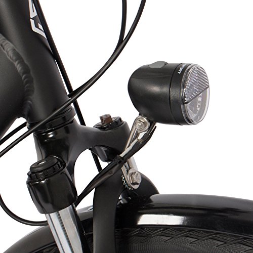 Gregster Aluminium Trekking-Bike Fahrrad StVZO, Schwarz, 28 Zoll, GR-6695 - 6