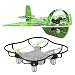 Produktbild Quadcopter Drone TaoTronics 2.4GHz RC Flugspielzeug, 2-in-1 Duale Gleit- & Quadcopter-Drohne