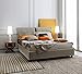 Produktbild Doppelbett Noemi mit Staufach, Taupe