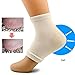 Dr. Pedi Heel Socks for Cracked Heels Moisturising Silicone Gel Protectors Socks (White)