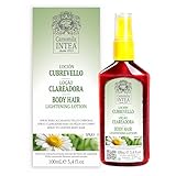 Premium Body Hair Lightening Spray with Natural Camomile Extract - Simple & Quick Solution to Lighten Body Hair on Face, Arms, Legs - No More Harsh Bleaches, Creams, Waxing or Painful Hair Removal (100ml)