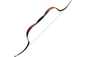 BIUBIUSOT 25LBS Traditional Bow 49" Handmade Practice Wooden Mongolian Beginner Recurve Bow