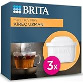 BRITA Maxtra Pro Kire&ccedil; Uzmanı Yedek Su Arıtma Filtresi, 3'l&uuml;