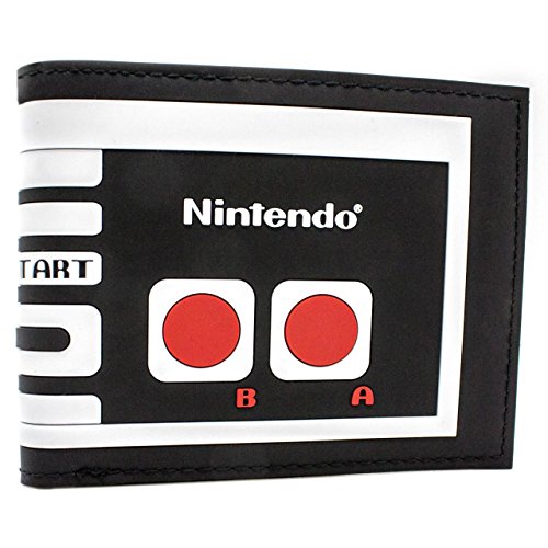 Preisvergleich Produktbild Nintendo NES Retro Controller Schwarz Portemonnaie Geldbörse