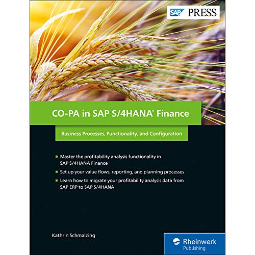 CO-PA in SAP S/4HANA Finance: Business Processes, Functionality, and Configuration (SAP PRESS: englisch)