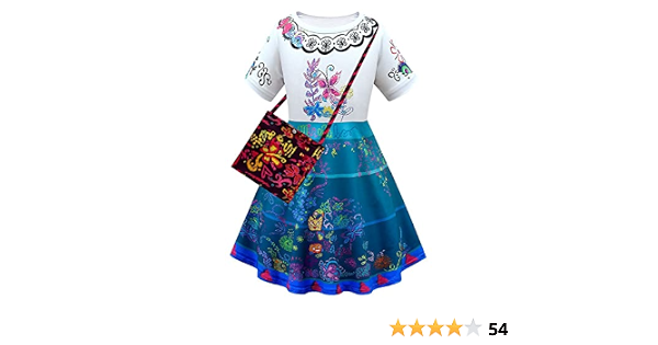 MOYGOR Mirabel Costume Cosplay Dress 