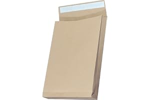 RBD-kuvert med silikonband OFFICE PRODUCTS HK B4 250 x 353 mm 130 gsm 25 st brun/typ med silikonband, RBD/Art-HK/färgbrun/for