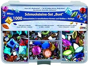KREUL Schmucksteine-Set Indian Summer – 1.000 Steine In Warmen Farben, Mit Vorlagen