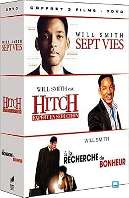 SONY PICTURES HOME ENTERTAINMENT Will Smith : Sept vies / Hitch, expert en séduction / A la recherche du bonheur - coffret 3 DVD
