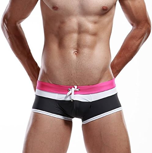 ZQ@QXMen's fashion low speed dry Breathable Boxer Shorts,XL,ash