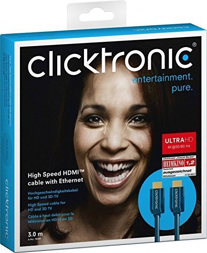 Clicktronic Casual High Speed HDMI Kabel mit Ethernet (4K Ultra HD, 3D-TV, ARC, 3m) - 5