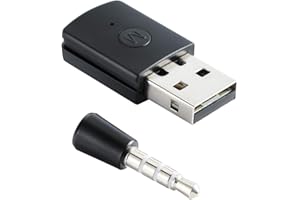 DAMOHONY Bluetooth Dongle for PS4 PS5, Wireless Bluetooth 4.0 Headset Dongle Headphone Adapter Receiver Transmitter for Playstation 4 5 Controller