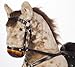 Brand New LUXURIOUS VERY LARGE Rocking Horse "SATURN PINTO" from MJMARK