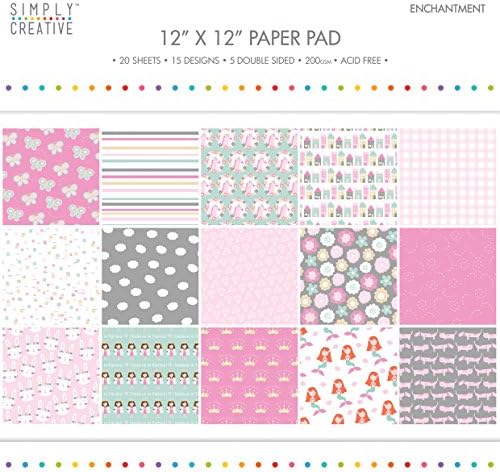 Simply Creative Enchantment Paper Pad 12"x12" (15 Designs, FSC)