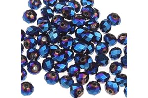 Perline in vetro di cristallo ceco sfaccettato, da 4/6/8/10 mm