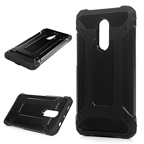 Funda Xiaomi Redmi Note 4  Silicona Gel TPU y Pl  stico PC  2en1  - Mavis s Diary Cover Shock-Absorci  n y Anti-Ara  azos Carcasa Case Bumper Parachoques Choque Absorci  n - Negro