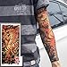 Produktbild 3 stück Neue Tattoo ärmel elastische arm socken Blue Dragon Design Sonne Totem Wolf Tiger Totem Tattoo mädchen 3 stück-