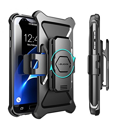i-Blason Galaxy S7 Edge Prime - Funda para tel fonos m viles de doble capa con kickstand y clip de cintur n color azul reviews i-Blason Galaxy S7 Edge Prime - Funda para tel fonos m viles de doble capa con kickstand y clip de cintur n color azul