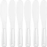 Ymapinc Face Mask Applicator Tool, 6 Pcs Reusable Plastic Spatulas, Plastic Beauty Makeup Spatula, Blending Creams, Skincare,