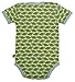 loud + proud Organic Cotton Short Sleeve Body (Moss, 0-6 Months)