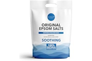 Elysium Spa Original Epsom Salts - 100% Natural Mineral Salts | Soothing & Relaxing Soak, Softens Skin & Soothes Muscle Aches & Pains (2Kg)