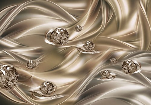 FOTOTAPETE 400×280 cm – VLIES TAPETE PREMIUM – PROFI QUALITÄT – 3 Farben zur Auswahl – Top moderne Wanddeko – Wandbilder XXL – Riesen Wandbild – Top Design Tapete – Neue exklusive Edition mit noch besser Druckauflösung – Deutsches Premium Vlies – Abstrakt Diamant a-A-0253-a-b - 3