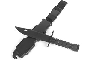 Galica Couteau d'Entrainement- Art martiaux- Airsoft- Cosplay - Plastique-Tactique- baïonnette- couteau en plastique- caoutchouc flexible -Training Knife