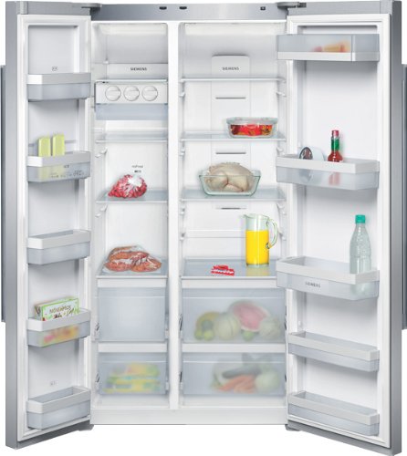 Siemens KA62NV40 Side by Side / A+ / Khlen: 385 L / Gefrieren: 219 L / inox-look / noFrost / bigBox