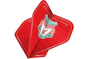 FOCO Officially Licensed Liverpool Football Club Dart Flights The Reds FC 100 Micron No 2 Shape, Available in Multiple Designs and Pack Sizes.