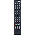 Remote Control for Hitachi TV RC4848F 48HB6T72U Replacement Bush Polaroid Luxor many brands 43HB6T72U 55HB6T72U 50HB6T72U 48HB6T72U, Finlux TV 32FMD290B-P, for Linsar TV 24LED4000