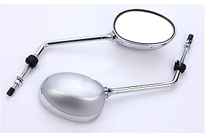 GOODYAXI Für Peugeot Django QP150T-C Django Motorrad Rückspiegel Original Rückspiegel Motorrad-Spiegel (Color : 2), YAXI2024040901