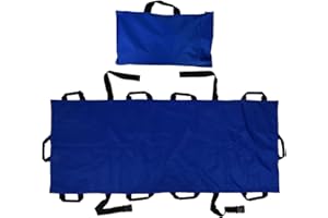 Wandisy Barella Morbida Pieghevole Portatile da Trasporto, Tessuto Oxford Blu, 180 x 67 cm, 1.47 kg, Acciaio Inossidabile, Portatile e Pieghevole, Ideale per Campeggio