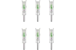 SHARROW Lighted Nocks Archery Arrow Automatically LED Nocks for ID 0.297"-0.302" Crossbow Outdoor Hunting