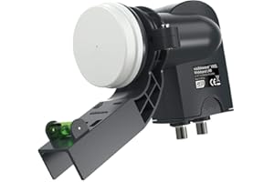 HQ TEC Twin Output Wideband LNB With Clamp, Product Range Dragonsat LNBs, Aerial & Satellite Equipment