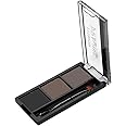 Ultimate Brow Kit, Eyebrow Filler, Matt Look Perfect Trio Shade Brow Powder, Eyebrow Drawing Palette with 1 Brush, Non-Transfer Smudge proof Eyebrow Palette(Dark grey, Cloudy grey, Ironside grey).
