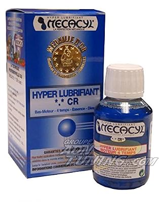 MECACYL *.* CR - Hyper-Lubrifiant - 100 ml - Spécial vidange - Pour moteurs 4 Temps (Essence, Diesel, Hybride, Gaz)